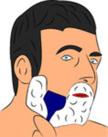 Holden and his hat at the wasbowl