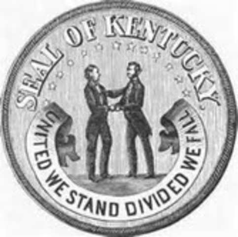 Kentucky enters the Union as the 15th state