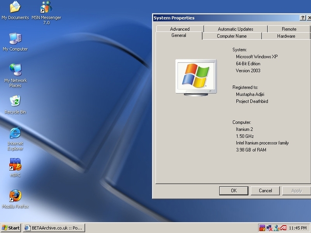 Windows XP 64-bit Edition