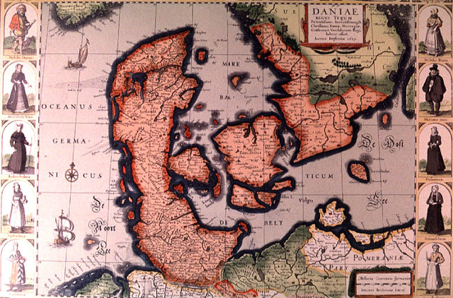 Danish Kingdom map (1629)