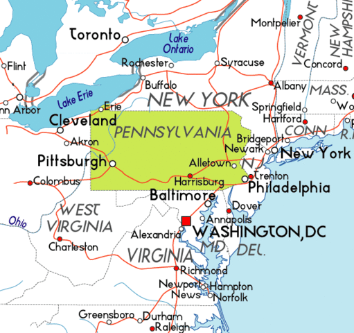 Pennsylvania is Formed