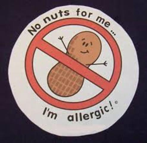 Person eats Allergen