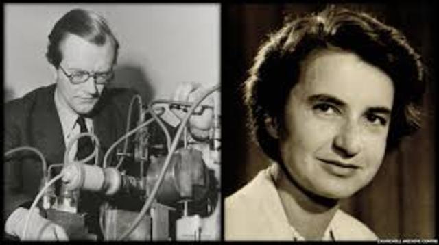 Rosalind Franklin and Maurice Wilkins