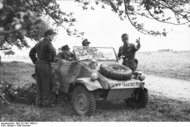 German army vehicles in Sighet