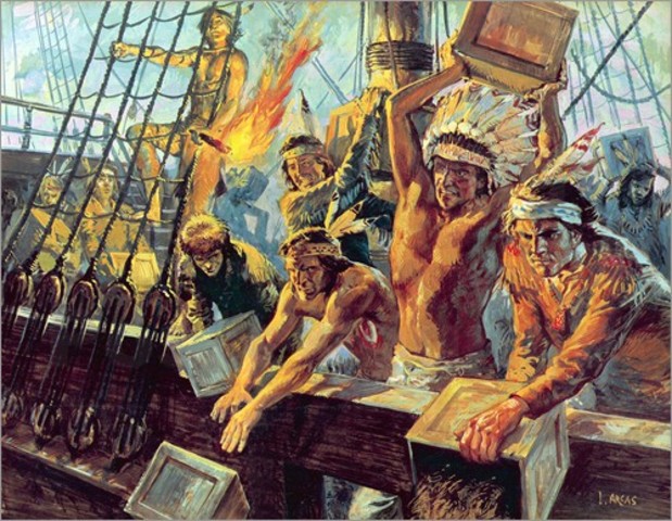 The boston tea party