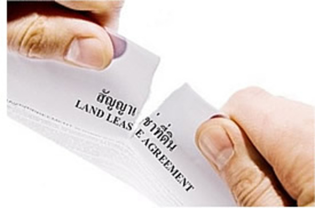 Termination of Land-Lease