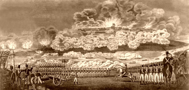 Washingotn D.C attacked and burned