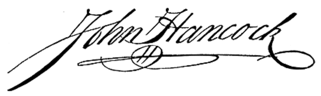 Sighning The Decleration Of Independence