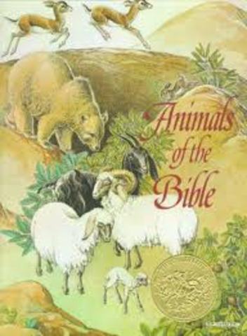 First Caldecott winner: Animals of the Bible