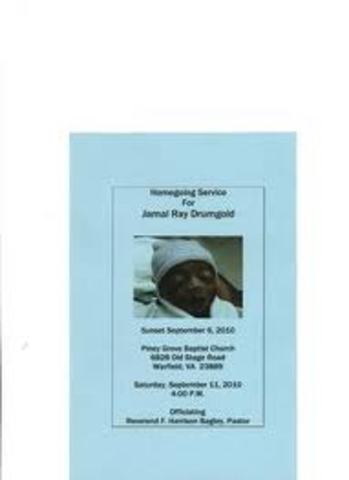 Moved to Fortwashington MD and lost a new born baby named Jamal