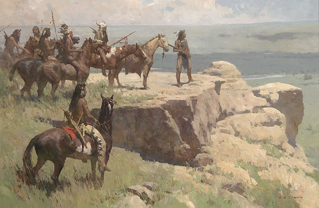 Blackfoot Indians are caught trying to steal weapons from the Corps