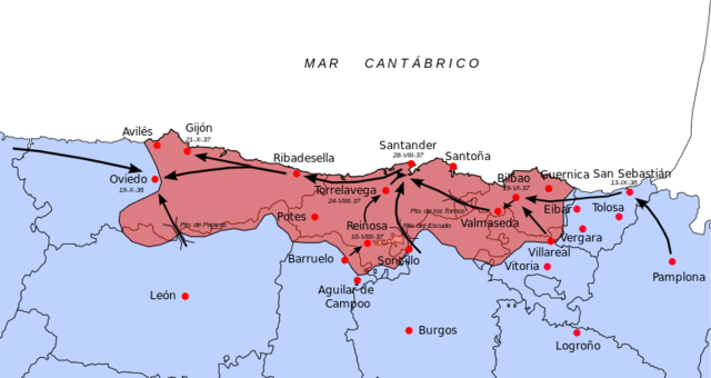 Traslado de la capital de Asturias a León.