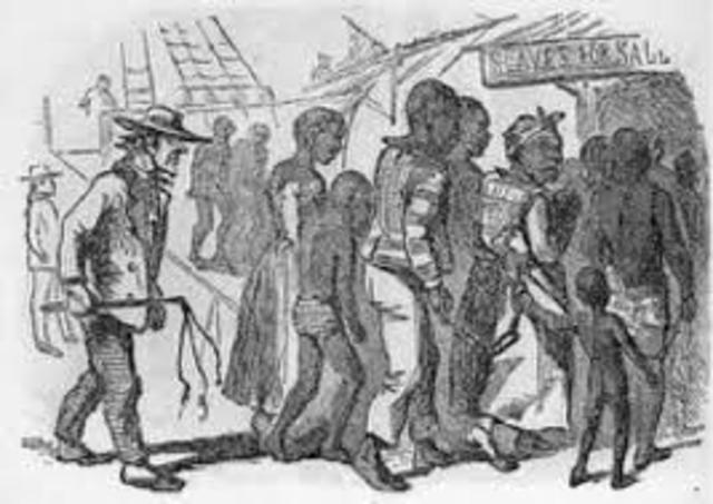 Beginning of Portuguese slave trade