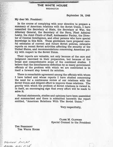 Clifford-Elsey Report