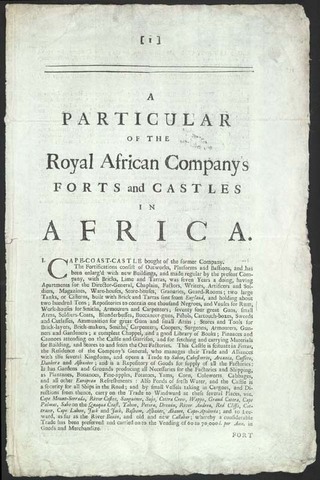 Royal Africa Company set up.