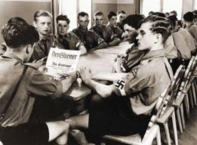 Rudy has problems with his Hitler Youth leader