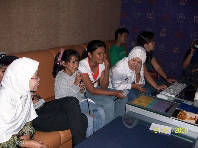 Karaoke with family