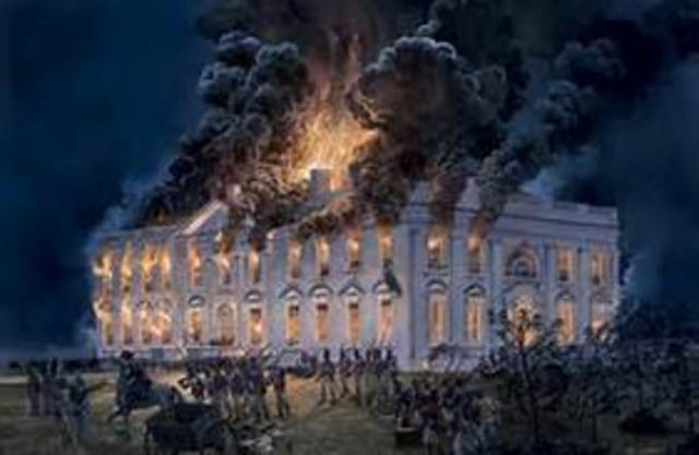 Washington D.C attacked and burned