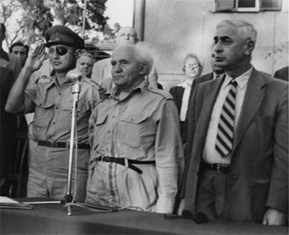 דוד בן גוריון חזר לראשות הממשלה