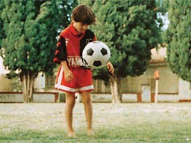 messi when he ia a kid