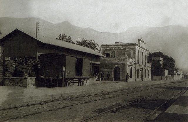 Línia del tren Barcelona-Mataró