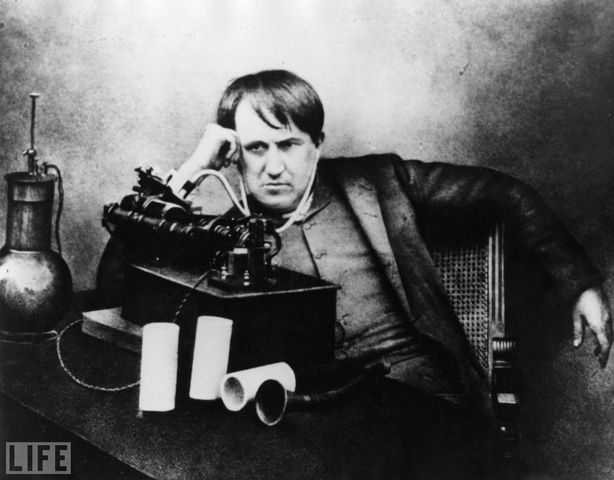 Industrial Revolution (Thomas Edison invents the phonograph)