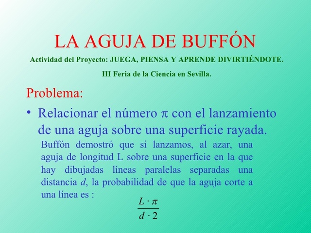 La aguja de buffón