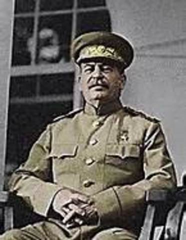 Josef Stalin sole dictator of the Soviet Union (USSR)