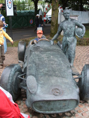 Riccardo's first time in Monza autodrome to see a Formula 1 Race