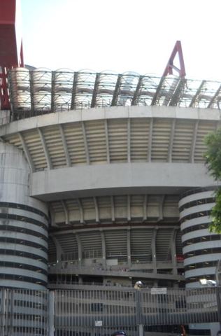 Riccardo's first time in San Siro
