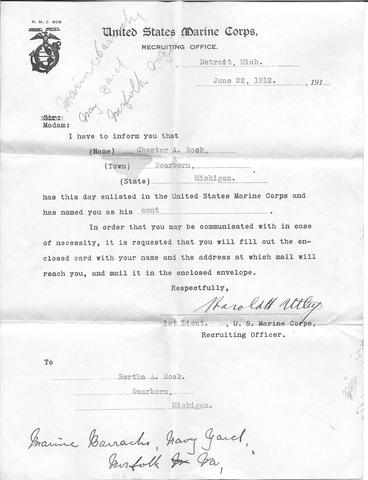 United States Marine Corps Enlistment