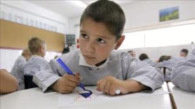 y que entro a la escuela primaria
