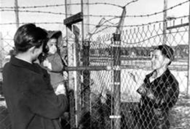 Japanese Americans interned in isolated camps
