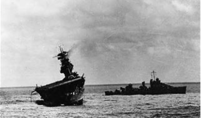 June 4-7 Battle of Midway, turning point of war in the Pacific