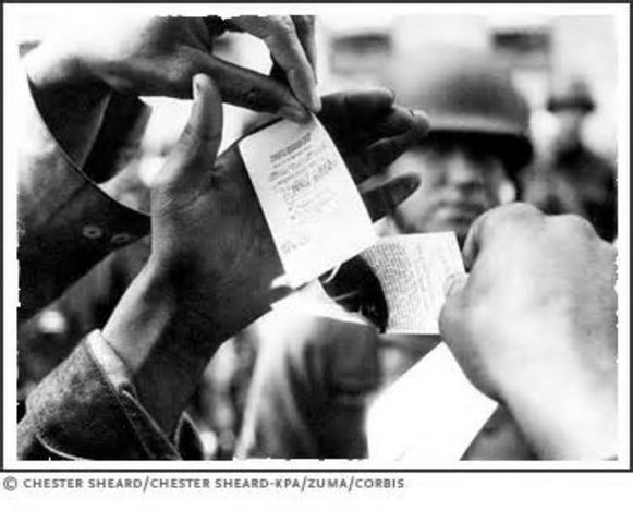 Draft began for Vietnam