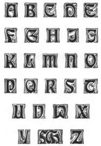 Creacion de tipos de letras originales