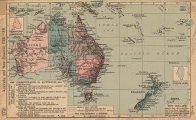 Establishment of 1st Colony in Australia