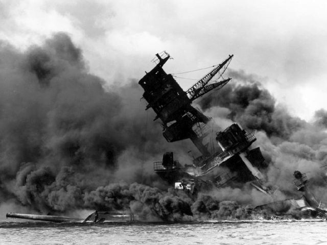 Japan bombed pearl harbour, Hawaii, United States delcared war on Japan
