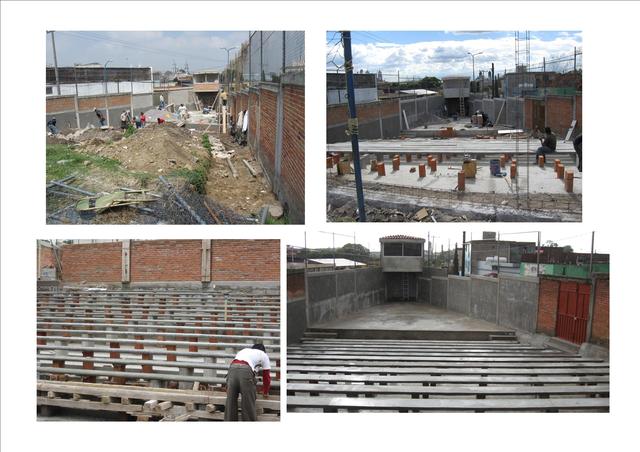 Construccion teatro al aire Libre