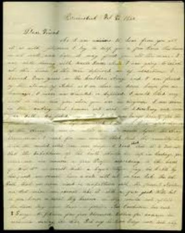 Greencastle a letter from his father nineth letter