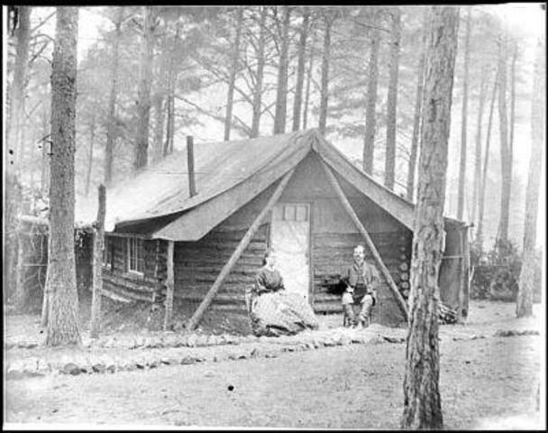 building winter quarters.