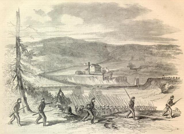 Camp near Hamilton station