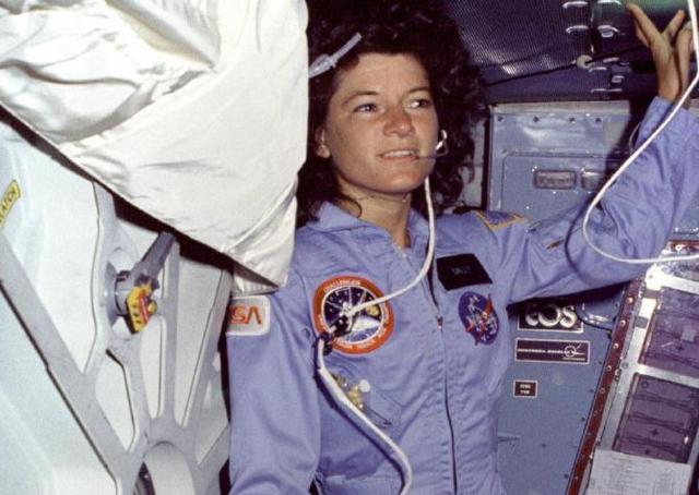 Sally Ride goes into Space