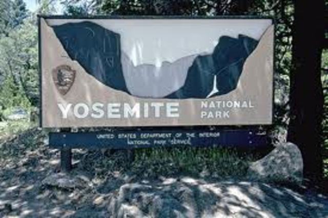 Yosemite National Park founded