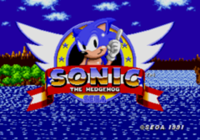 Sonic the hedgehog. An original Sega platformer that released on their 16-bit console