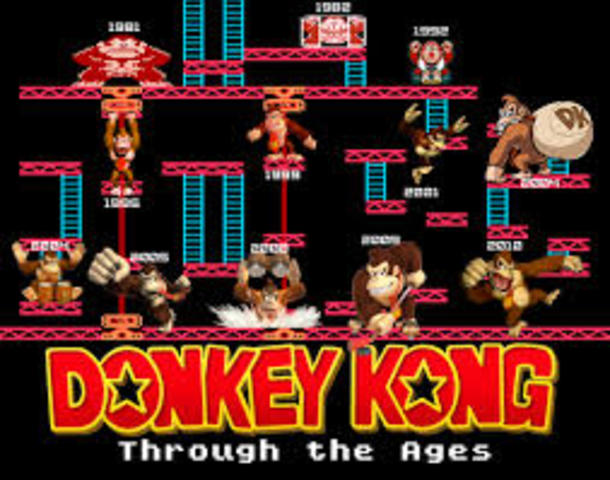 Donkey Kong, donkey kong was one of the first nintendo games ever created