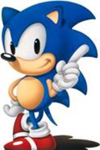 Sonic The Hedgehog- A platform video game developed by Sega.