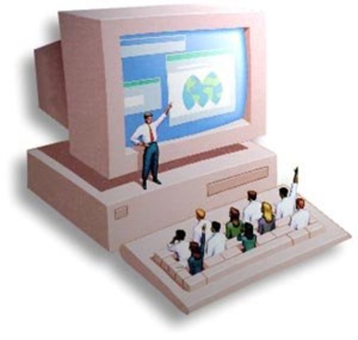 Nace el concepto de e-learning
