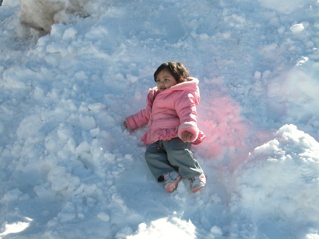 BASKING IN THE SNOW!