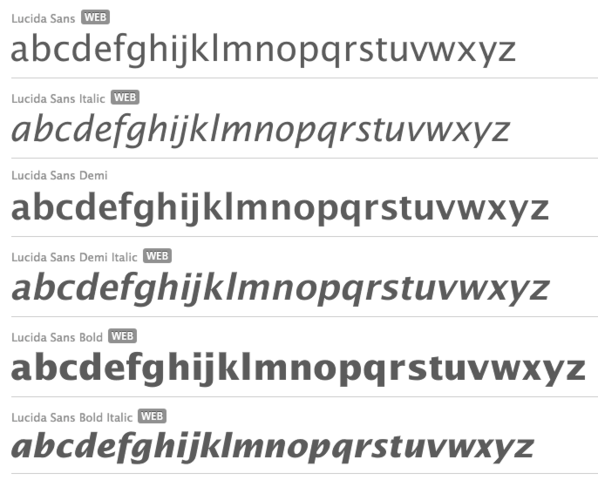 Charles Bigelow y Kris Holmes diseñaron el tipo Lucida